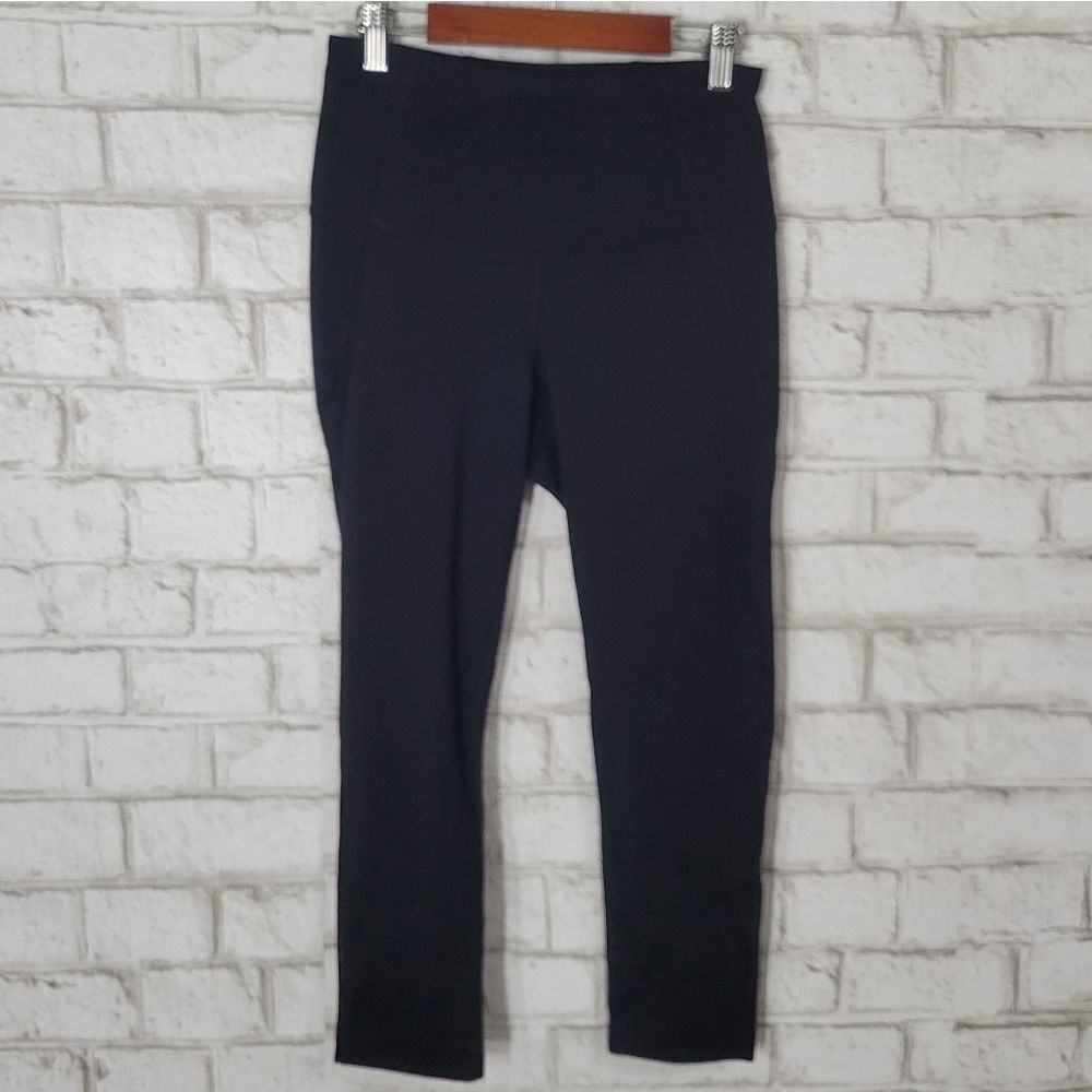 Yogalicious black mesh bottom leggings
